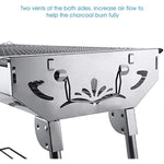 Barbecue Charcoal Grill Stainless Steel Portable Bbq