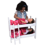 Bunk Bed For Twin Dolls Fits 18 Inch Dolls