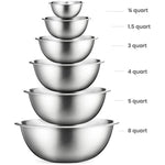 Stainless Steel Mixing Bowl Set Of 6