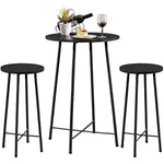Round Bistro Sets With 2 Barstools