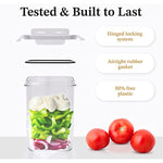 Food Storage Containers For Kitchen Organization 7 Pc