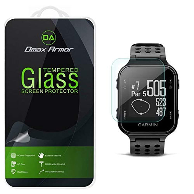 (2 Pack) Dmax Armor for Garmin Approach S20 Tempered Glass Screen Protector
