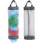 Mesh Grocery Bag Holder Hanging Storage Bag Dispenser