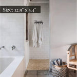 Aesthetic Bathroom Towel Rack for Wall Mount – Space Saving and Easy to Install