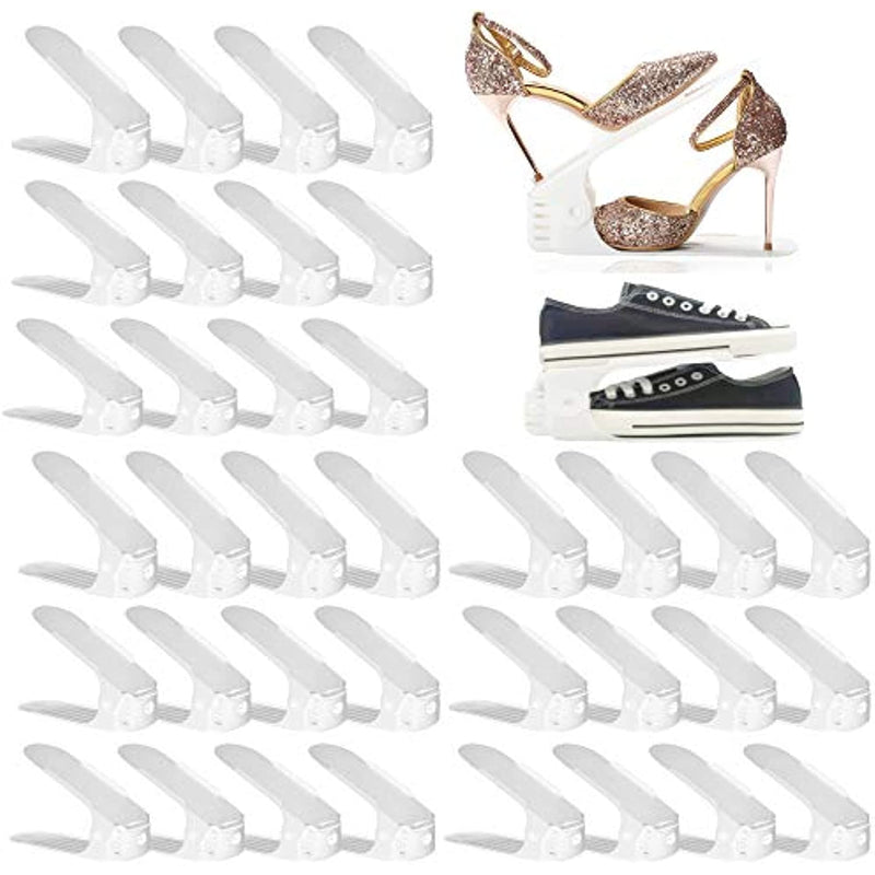 Adjustable Double Layer Stack Shoe Rack