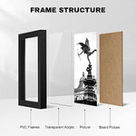 Wall Gallery Photo Frame for Tabletop Display and Wall Mounting Décor