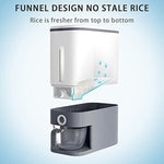 Large Grain Container Storage With Lid Measuring Cylinder