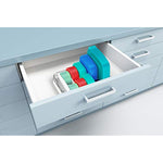 Food Container Lid Organizer Compatible with 12'' Deep Cabinets