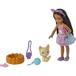 Brunette Doll With Removable Sprinkle Print Skirt Kitten Pet Bed More