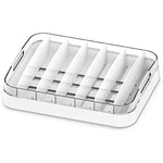 Food Container Lid Organizer Compatible with 12'' Deep Cabinets