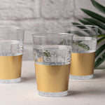 Disposable 12 Oz Black Plastic Tumblers For Partys Weddings