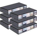 Under bed Storage Containers With Durable Handles For Clothes, Bedding and Toys