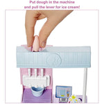 Ice Cream Shop Playset With Blonde Doll Ice Cream Machine Molds Dough More