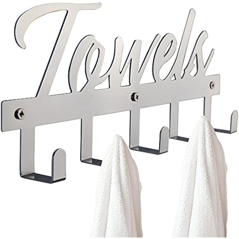 Aesthetic Bathroom Towel Rack for Wall Mount – Space Saving and Easy to Install