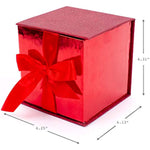 4 Small Gift Box With Paper Fill Glitter For Valentines