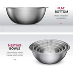 Stainless Steel Mixing Bowl Set Of 6