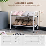 Adjustable Shoe Shelf Storage Organizer