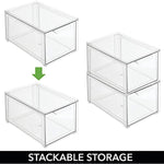 Plastic Stackable Closet Storage