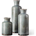 Modern Decorative Vases for Shelf Decor,Fireplaces Decor & Living Room - Set Of 3