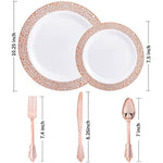 Disposable Dinnerware Set For Party Wedding Offices