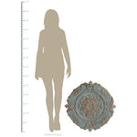 Home Decor S09598 Wall Decor 30 50 W X 0 50 D X 30 50 H Blue