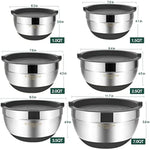 Stainless Steel Metal Bowls With Airtight Lids