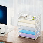 Mesh Desk File Organizer with Handle