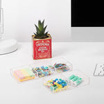 Sticky Note Dispenser Clear Acryli Organizer