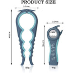 5 In 1 Multi Function Can Opener Ergonomic Multifunctional Kitchen Tools Set For Weak Hand