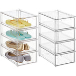 Plastic Stackable Closet Storage