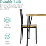 Modern Rectangular Dining Table Furniture Set For Kitchen