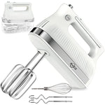 5 Speed Electric Hand Mixer With Whisk Storage Case Kitchen Handheld Beaters