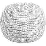 Round Soft ottoman For Footrest & ExtraSeat