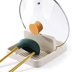Spoon Rest With Lid Holder For Stove Top