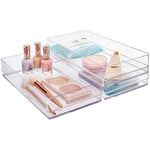 Wide Makeup Vanity Storage Bins