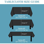 Polyester Table Cloth Stain Resistant And Wrinkle Dining Table Cover