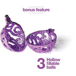 Christmas Ball Ornaments Set With Different Contrast Colors