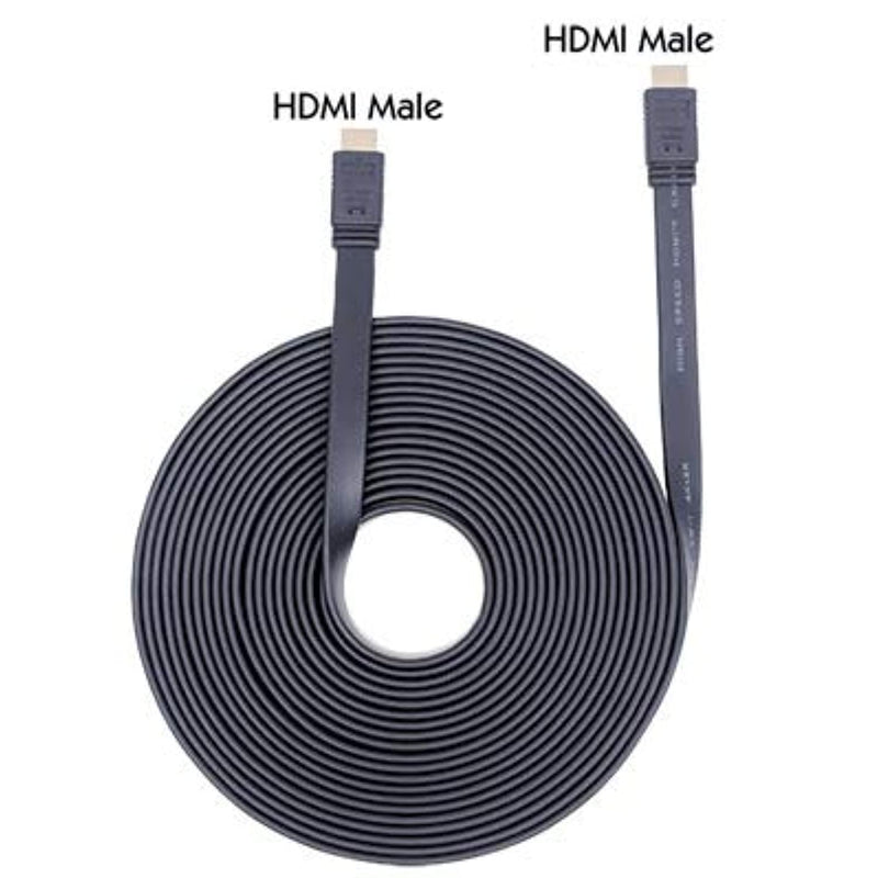Ici391542 Manhattan 391542 Flat High Speed Hdmi Cable With Ethernet 26Ft