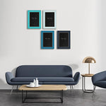Modern photo frame with HD Real Glass, Family Friends Gift for Halloween and Christmas, Wall Mounted or Tabletop Display