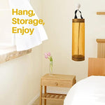 Mesh Grocery Bag Holder Hanging Storage Bag Dispenser