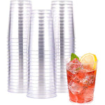 10 Oz Clear Disposable Plastic Cups For Wedding Thanksgiving Mothers Day Christmas Party