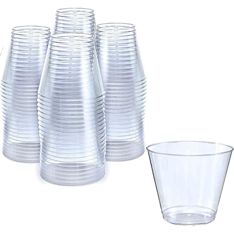 Small Clear Hard Disposable Cups