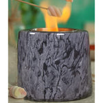 Original Marble Portable Tabletop Fireplace With A Lid A Mat