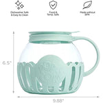 Micro Pop Microwave Popcorn Popper With Temperature Safe Glass