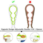 5 In 1 Multi Function Can Opener Ergonomic Multifunctional Kitchen Tools Set For Weak Hand