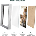 Wall Gallery Photo Frame for Tabletop Display and Wall Mounting Décor