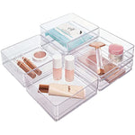 Wide Makeup Vanity Storage Bins