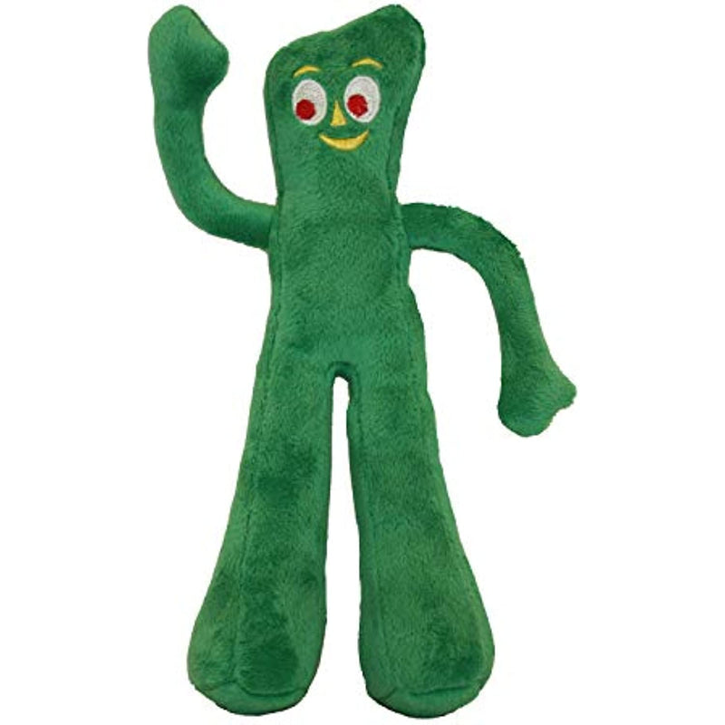 Gumby Plush Filled Dog Toy 9 Inch