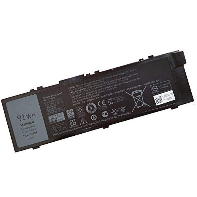 Fully Mfkvp 11 4V 91Wh Replacement Laptop Battery Compatible With Dell Precision 7710 7510 Series Notebook Mfkvp T05W1