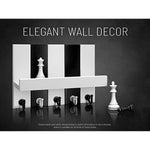 Elegant 5 Sturdy Key Hooks with Wooden Floating Shelf for Exclusive Designer Vintage Decor